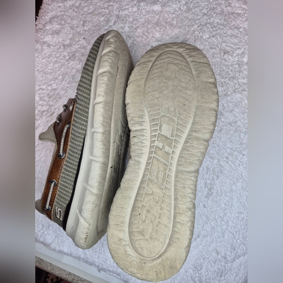Skechers Men's Brown and Tan Boat Shoes - Picture 4 of 7